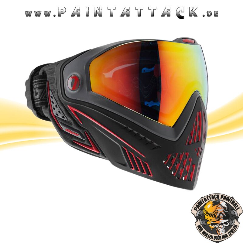 Paintball Maske DYE I5 Emerald schwarz grün – Bild 4