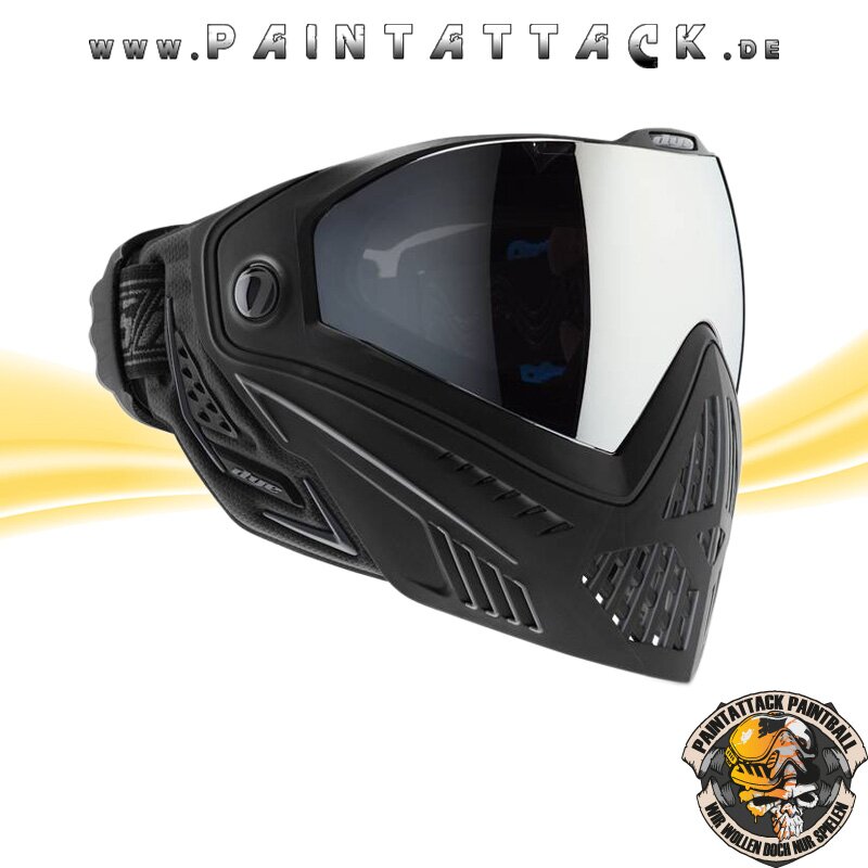 Paintball Maske DYE I5 Emerald schwarz grün – Bild 5