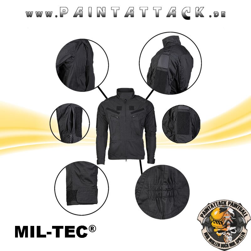Einsatzjacke Combat Jacket Chimera schwarz XL - – Bild 2