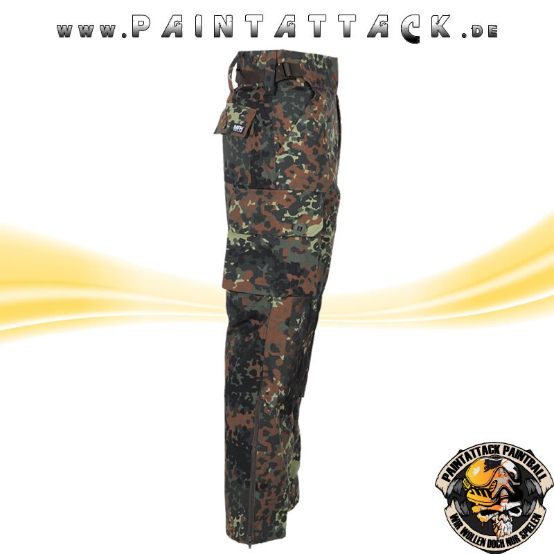 Kommandohose Smock-Attack  Hose für Paintball und Airsoft - Flecktarn XL – Bild 3