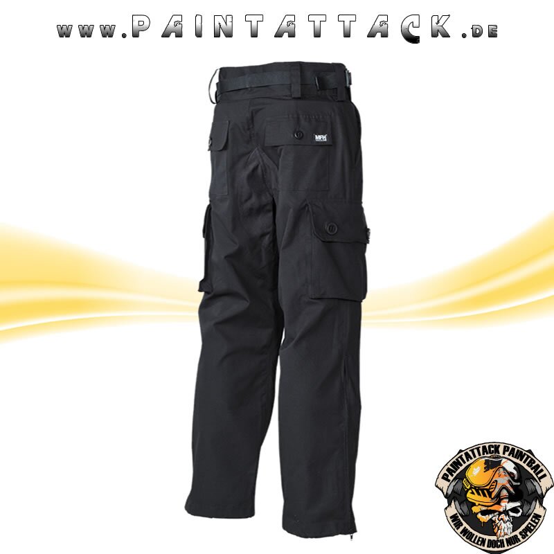 Kommandohose Smock-Attack  Hose für Paintball und Airsoft - Schwarz XL – Bild 2