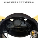 Warq - Taktischer Helm mit Thermalglas und Mesh Gitterschutz für Paintball und Airsoft tan – Bild 3