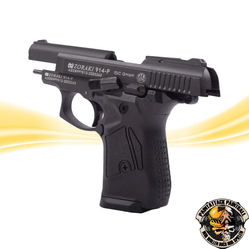 Zoraki 914 Pistole 9mm PAK Schreckschusspistole schwarz – Bild 3