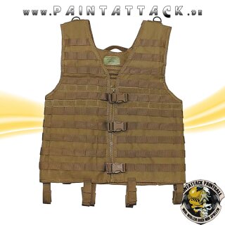 Molle Weste Modular System light coyote tan L/XL – Bild 3