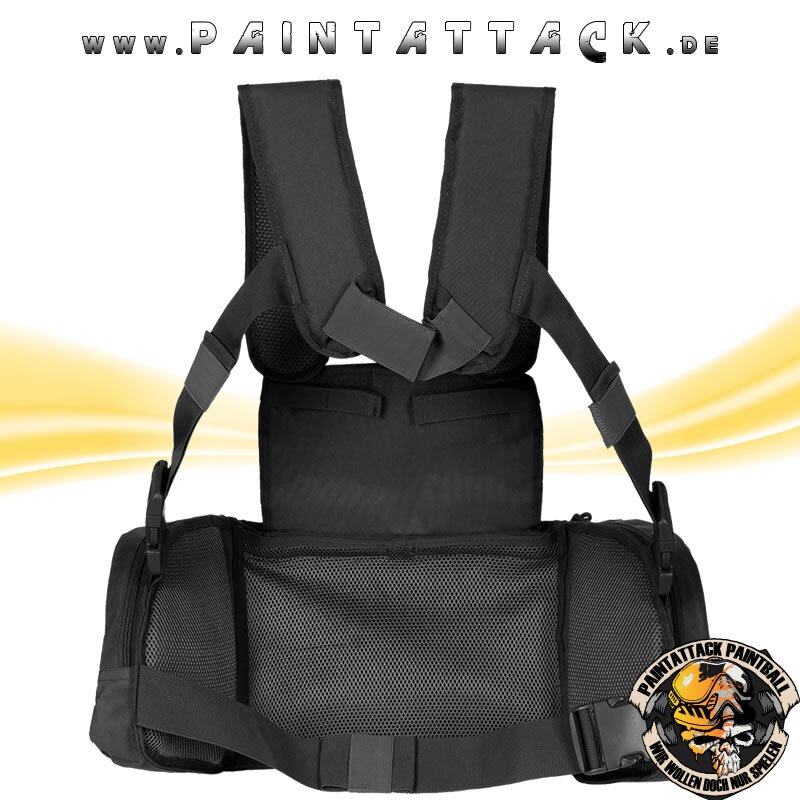 Chest Rig Mission Attack Magfed Weste schwarz – Bild 3