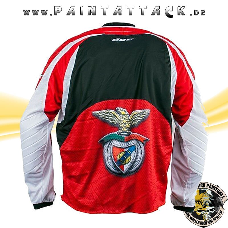 Dye Custom Team Jersey Lisbon Benfica C10 rot weiß Paintball Jersey -  Größe XL – Bild 2