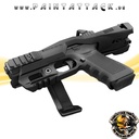Glock Bodykit Recover 20/21 Stabilizer Komplettkit inkl. Holster für 10 mm / .45 ACP, schwarz, Kompatibilität C – Bild 4