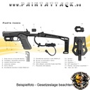 Glock Bodykit Recover 20/21 Stabilizer Komplettkit inkl. Holster für 10 mm / .45 ACP, schwarz, Kompatibilität C – Bild 6