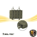 Magazintasche flexibel für zwei Magazine mit Molle Halterung - Open Top Flex Double oliv – Bild 2