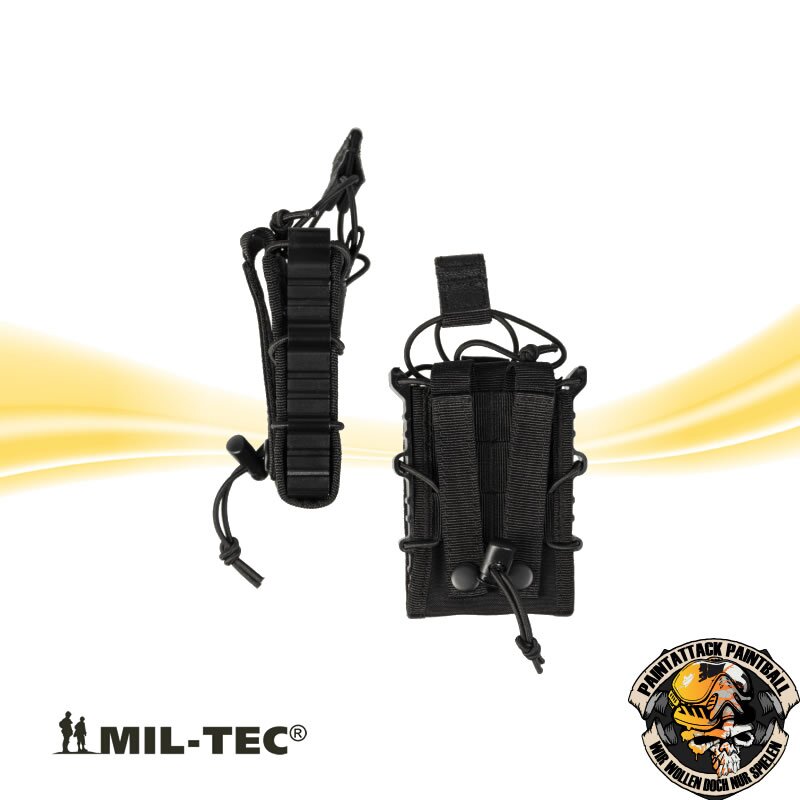 Molle Magazintasche universal open Top Flex Single schwarz – Bild 2