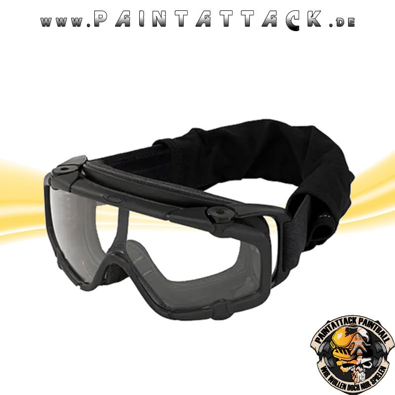 Oakley SI Ballistic Goggle Array Black Ballistische Schutzbrille Clear & Grey – Bild 2