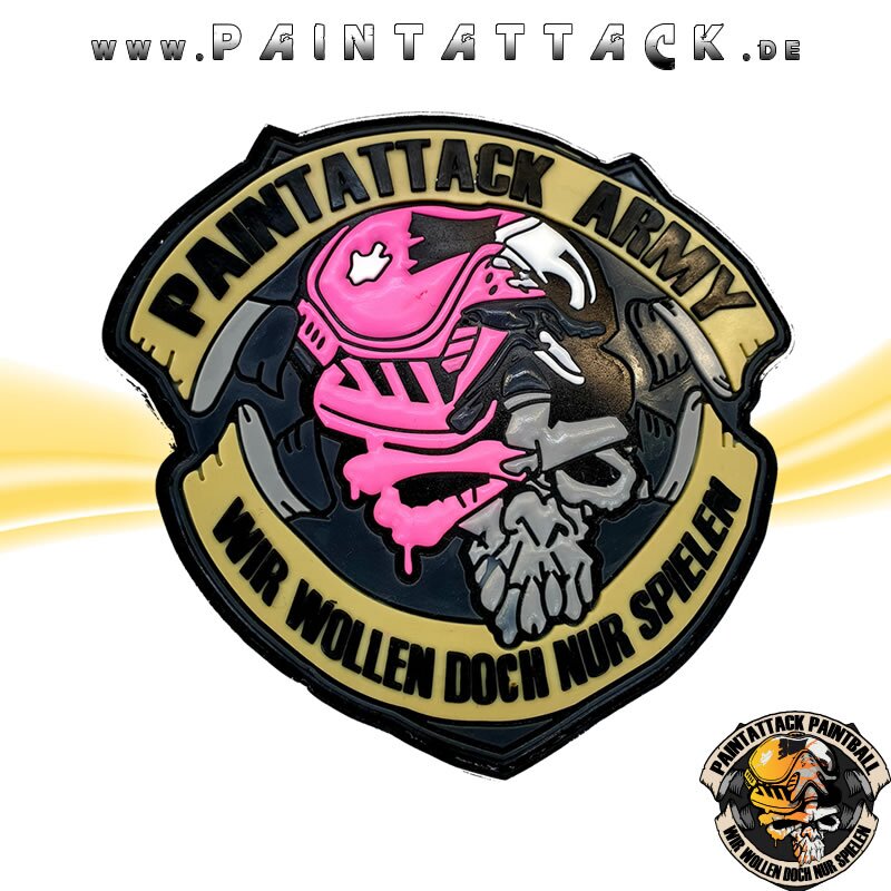 Paintattack Paintball 3D Patch Rubberpatch – Bild 6