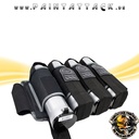 Paintball Battlepack 4 Pot Valken Alpha schwarz black/grey – Bild 3