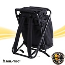 Paintball Rucksack mit Sitz - Jagd Wander Angel Ansitzrucksack oliv – Bild 3
