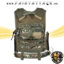 Paintball Weste New Legion Tactical Vest Carrier flecktarn – Bild 2