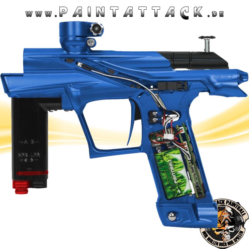 Planet Eclipse EGO LV2 Onslaught blau grau Paintball Markiere – Bild 7