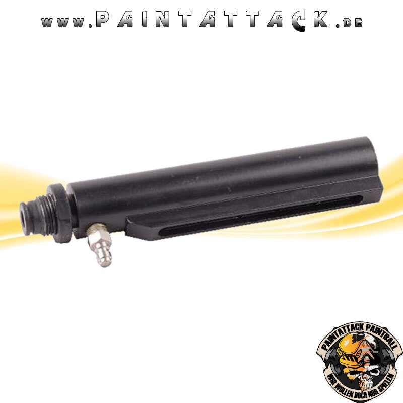 RAP4 B&B Schulterstützen Cover schwarz  mit Air Thru Stock Adapter – Bild 3