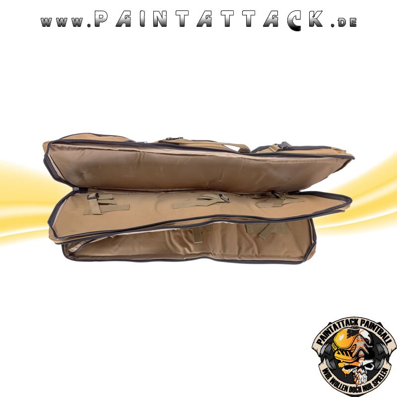 Rucksack Gewehrtasche Attack-Pack Futteral für Waffen 87cm TAN – Bild 2