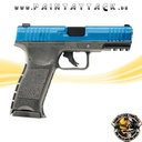 T4E TPM1 Umarex Magfed Paintballpistole .43 Cal schwarz - blau – Bild 2