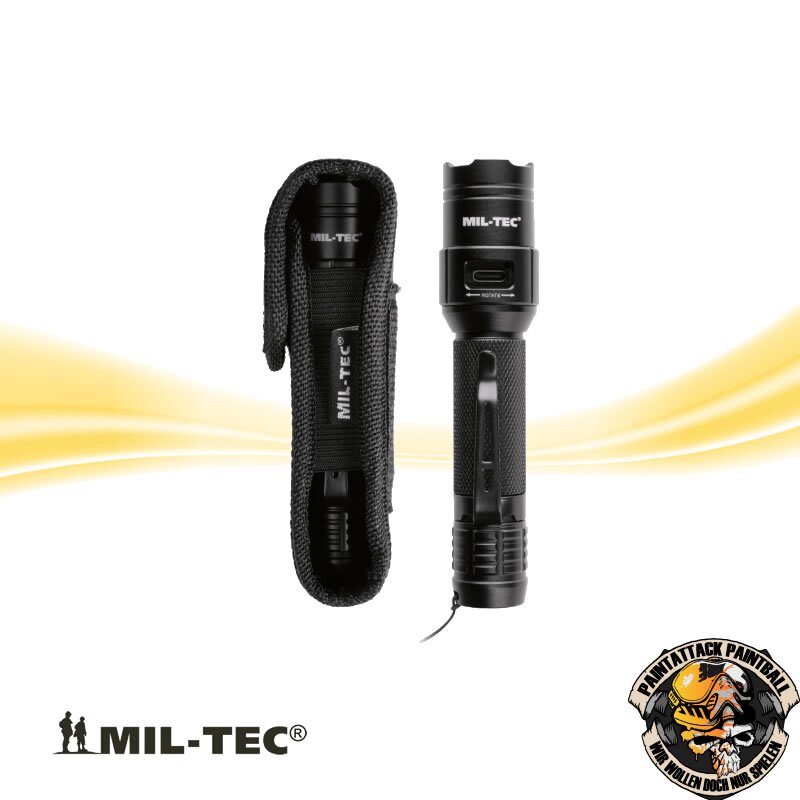Taktische Taschenlampe Mini Recharge Stablampe – Bild 2