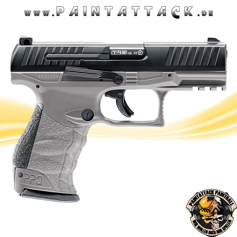 Walther PPQ M2 T4E Tungsten Gray Mag Fed Paintball Pistole - RAM Waffe – Bild 2