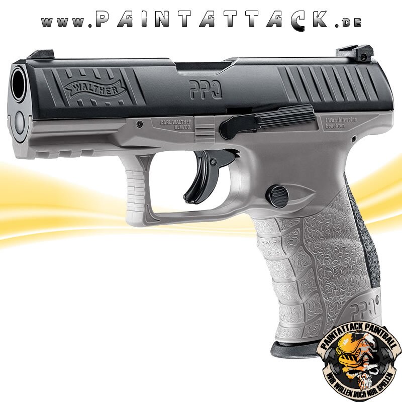 Walther PPQ M2 T4E Tungsten Gray Mag Fed Paintball Pistole - RAM Waffe – Bild 3