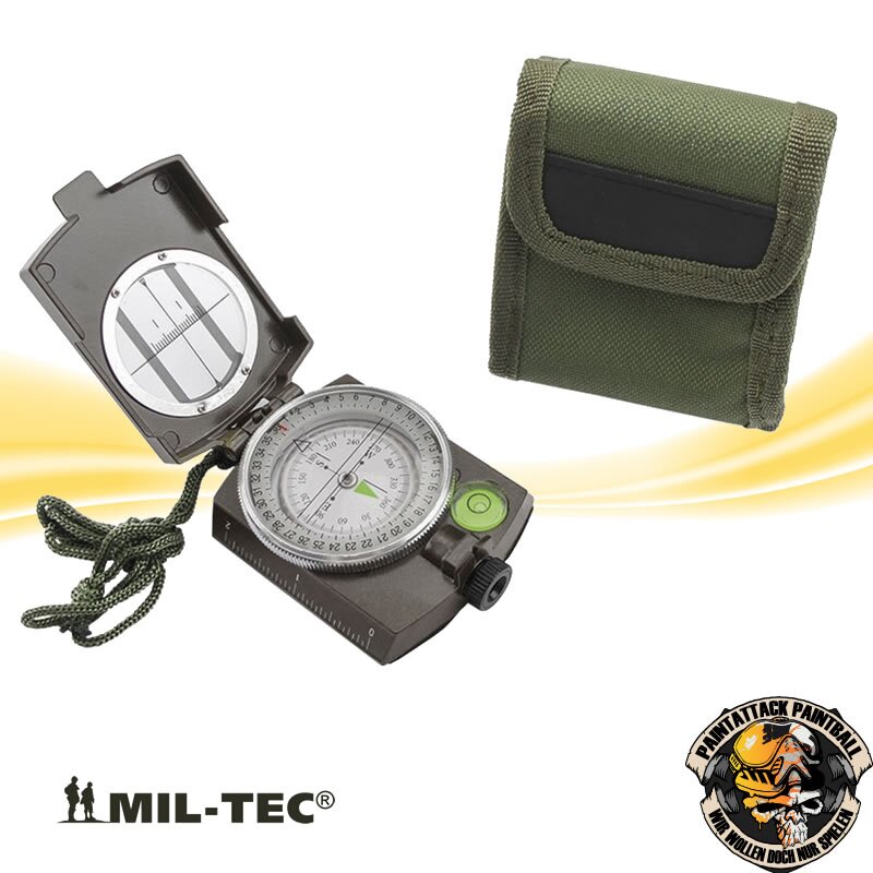 ARMEKOMPASS METALL mit Etui