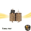 Magazintasche flexibel für zwei Magazine mit Molle Halterung - Open Top Flex Double Tan Coyote