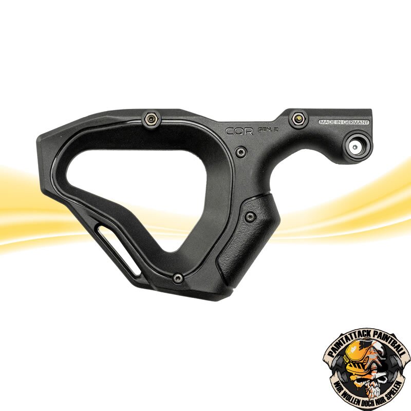 HERA CQR Frontgriff Gen2 – Präzision und Ergonomie für Paintball, Airsoft und Sportschützen - schwarz
