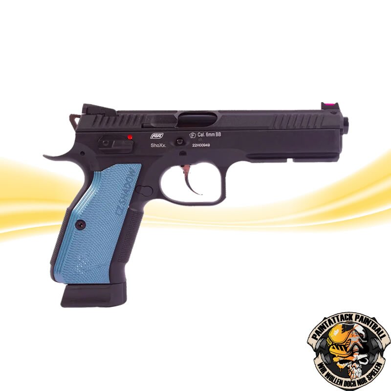 CZ Shadow 2 ACZ Shadow 2 ASG Airsoft Pistole CO2 GBB  Schwarz - Blau