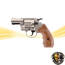 Colt Detective Special 9mm Gas und Signal-Revolver Nickel-Finish, Holzgriffschalen