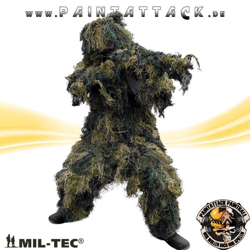 Ghillie Suit Anti Fire PRO Sniper Tarnanzug für Scharfschützen XL / XXL