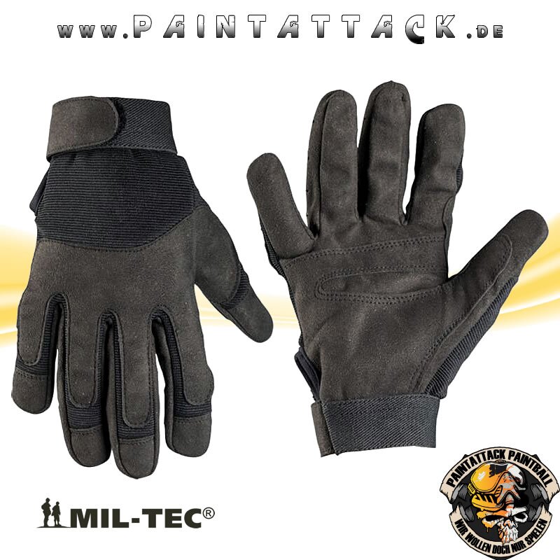 Paintball Handschuhe tactical Army Gloves Schwarz S