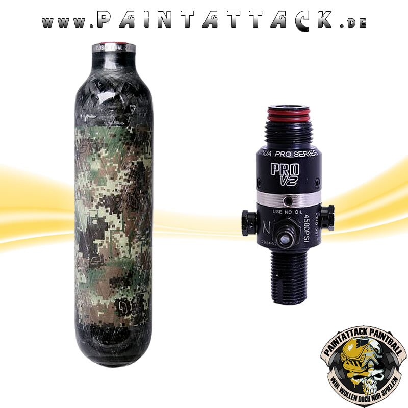 0,25l 300bar Armotech HP System mit Marken-Regulator ohne