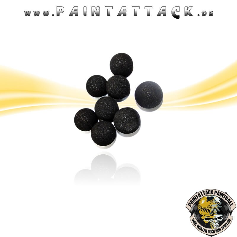 Rubberballs Gummigeschosse mit Metall Kaliber 43 25 Stück