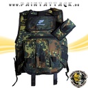 Pt-Field Paintball Weste / Tactical weste / Battle Weste für Softair und Paintball -  Flecktarn