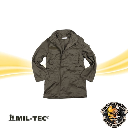 [6751] Österreichische Feldjacke Winterjacke Oliv - Größe 104–116