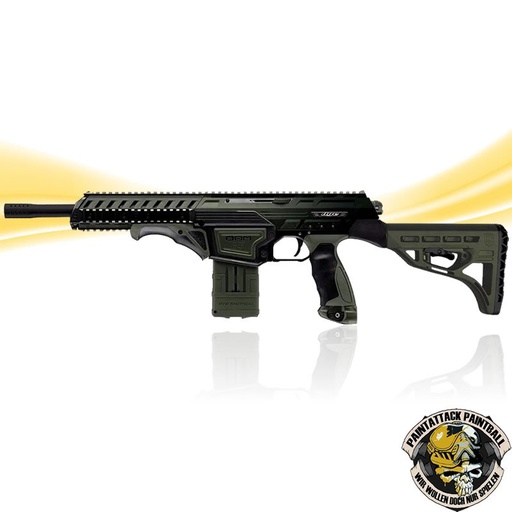 [6672] Dye DAM - Oliv - Schwarz Fade schwarz Paintball Markierer