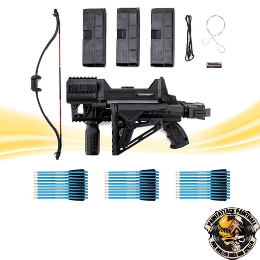 [6653] Repetierarmbrust Komplett-Set AR-Series - M10 Tactial Steambow Armbrust inkl. Koffer