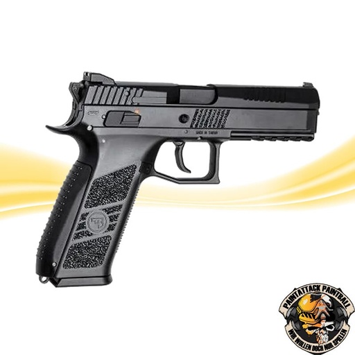 [6646] CZ P-09 KJ Works Airsoft Pistole CO2 - GBB 6mm  mit Kofer Schwarz