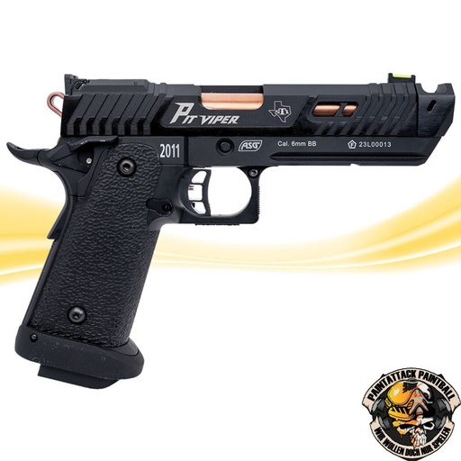 [6580] ASG STI Pit Viper CO2 Airsoft Pistole 6mm BB Blowback schwarz