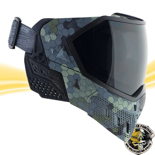 [6517] Empire EVS Paintball Maske Hex Camo Limited Edition mit 2 Maskengläsern  (Clear und Ninja)