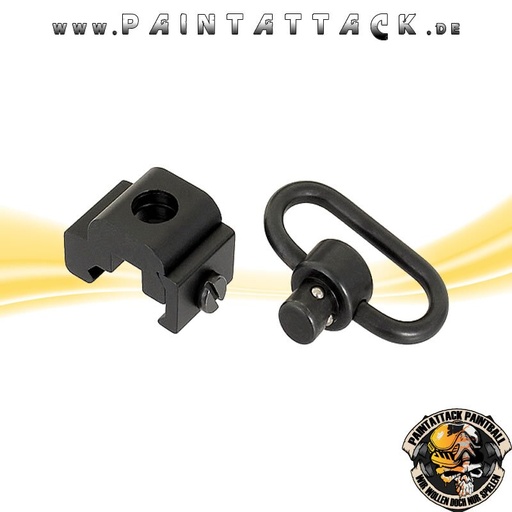 [6453] QD Sling Mount mit Push Button Trageriemen Halterung mit Schnellverschluss Sling Swivel Mount