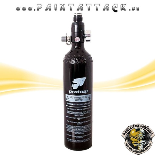 [6377] HP Flasche 0,4L 200 bar Alu Preset System von Protoyz