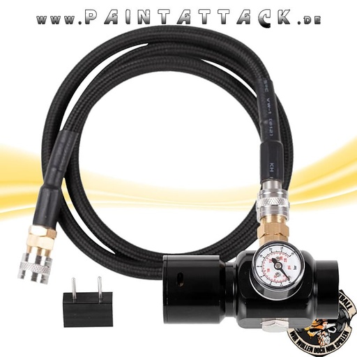 [6374] Airsoft HPA Regulator V1 mit Schlauchsystem 0-230 PSI