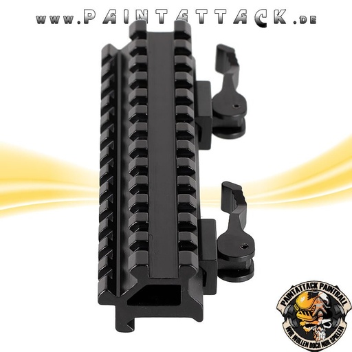 [6372] Erhöhung 22mm mit 45 Grad Offset Rail und Schnellspanner 14cm