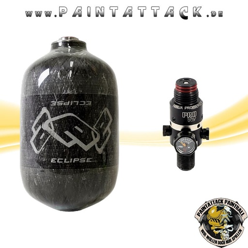 [6338-Ohne Regulator-001] HP Flasche 1,1L, 300 Bar Armotech ultraleicht Composite Ohne Regulator
