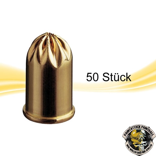 [6333] 9mm RK. Platzpatronen 50 Schuss Revolvermunition Knallpatronen