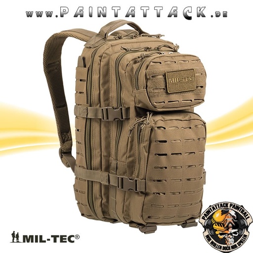 [6309] Rucksack mit Molle-System US Assault SM, Laser-Cut coyote