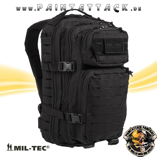 [6307] Rucksack mit Molle-System US Assault SM, Laser-Cut schwarz